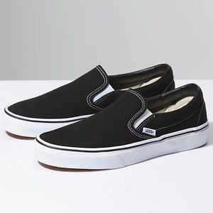 Black Slip-On Vans